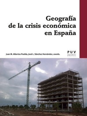 cover image of Geografía de la crisis económica en España